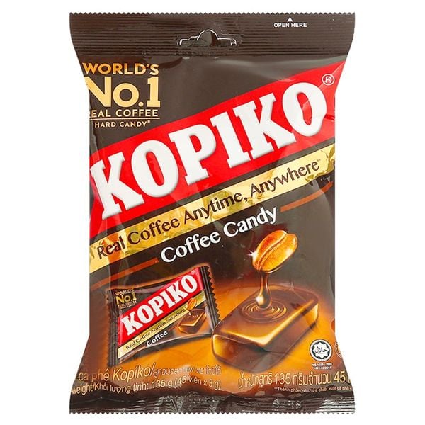  Kẹo cà phê Kopiko vị Classic gói 135g 