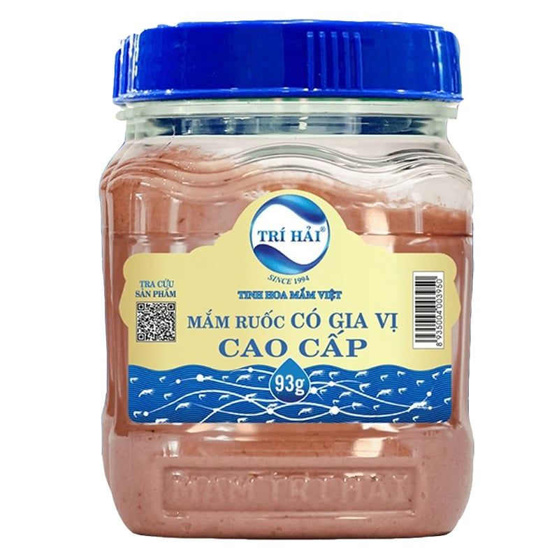  Mắm ruốc cao cấp Trí Hải có gia vị thùng 24 hũ x 93G 