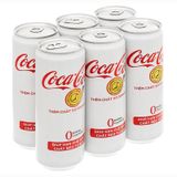  Nước giải khát có gas Coca Cola Plus lốc 6 lon x 330ml 