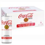  Nước giải khát có gas Coca Cola Plus lốc 6 lon x 330ml 