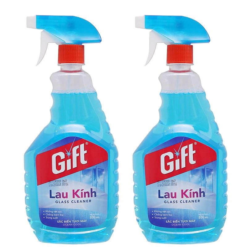  Nước lau kính Gift hương biển thùng 24 chai x 580ml 