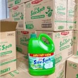  Nước rửa chén Lix siêu sạch hương trà xanh can 3,6 kg 