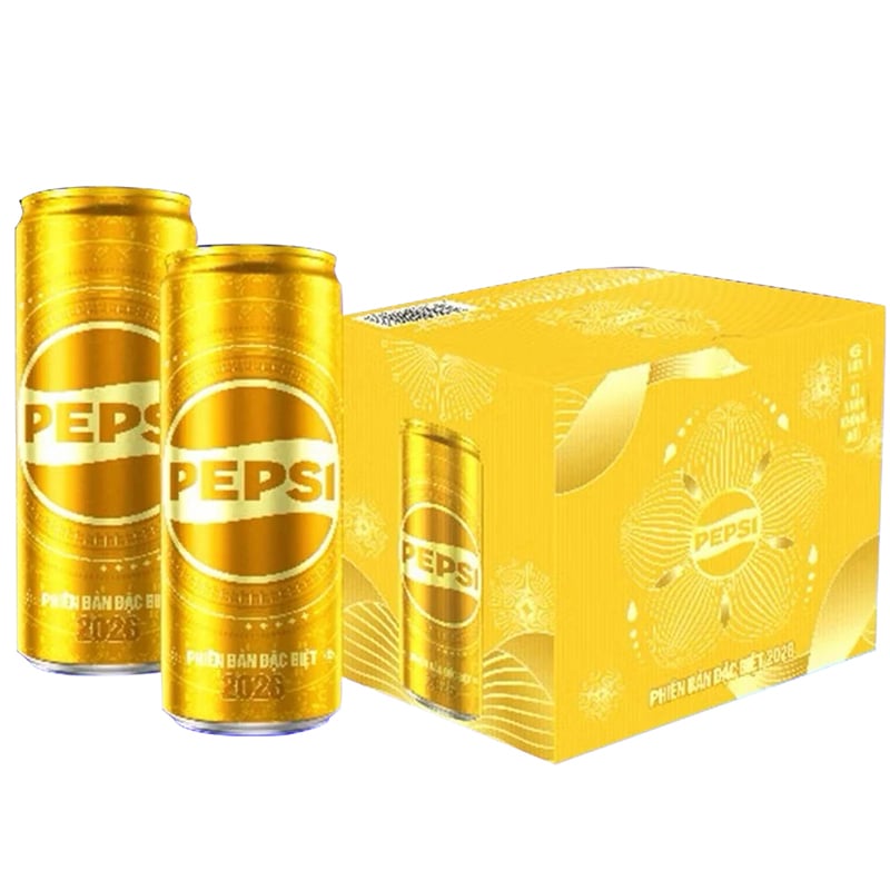 Pepsi phiên bản đặc biệt xuân 2026 lốc 6 lon