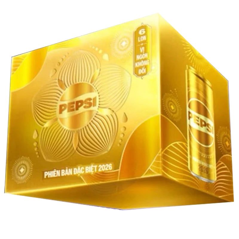  Pepsi phiên bản đặc biệt xuân 2026 thùng 4 lốc x 6 lon 
