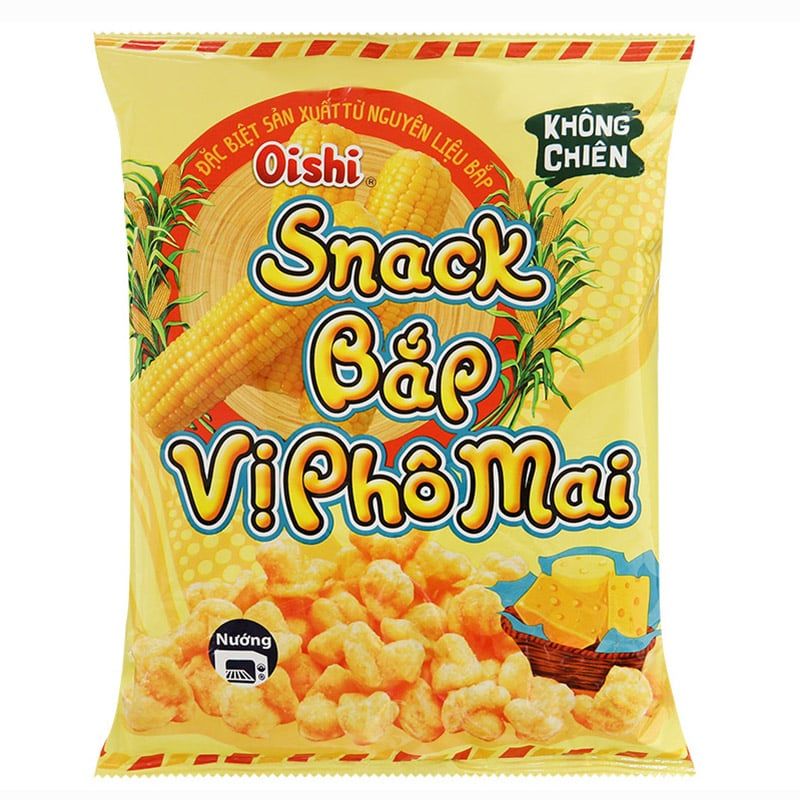  Snack bắp vị phô mai Oishi gói 32g 