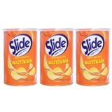  Snack khoai tây Slide vị tự nhiên thùng 28 lon x 60g 