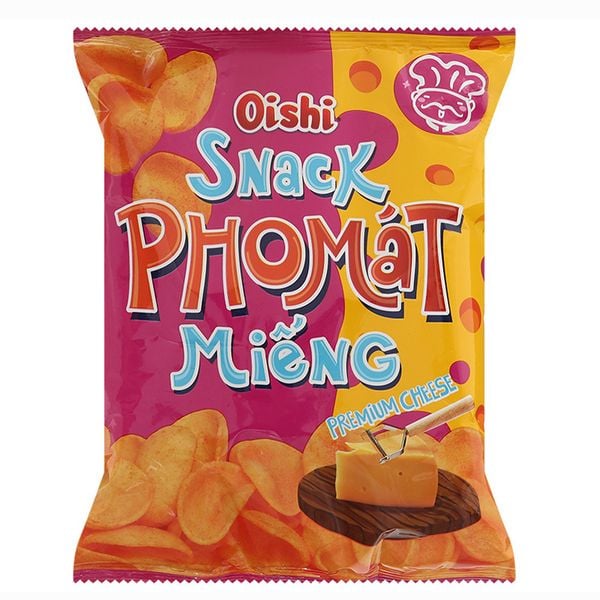  Snack pho mát miếng Oishi gói 32g 