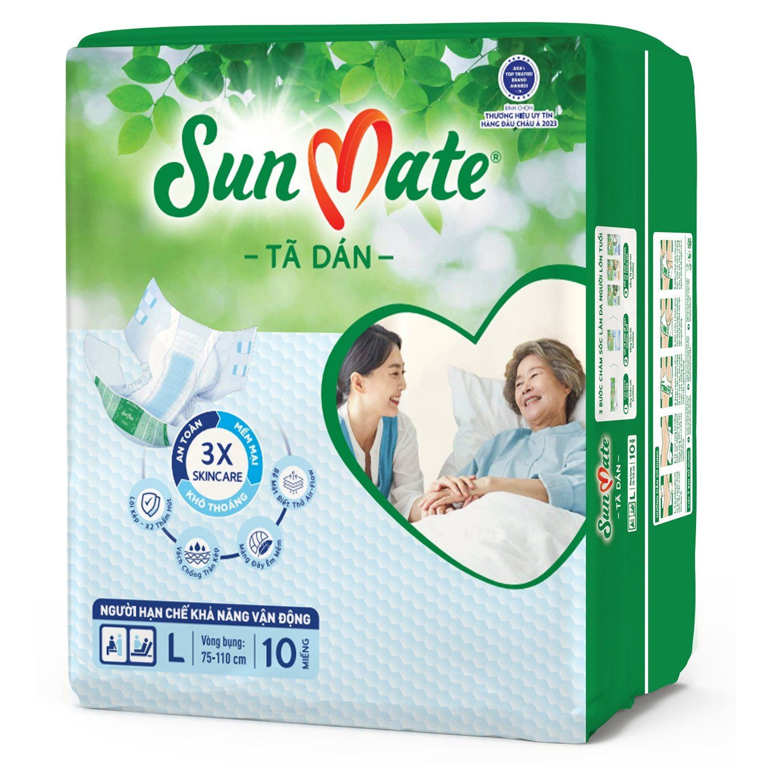  Tã dán Sunmate size l gói 10 miếng 