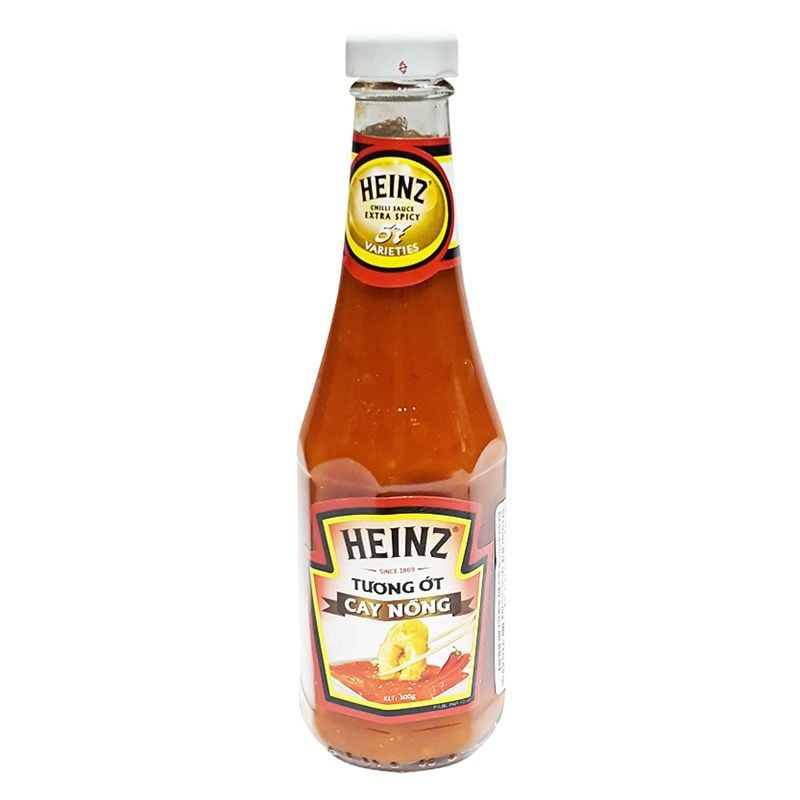  Tương ớt Heinz cay nồng thùng 24 chai x 300g 