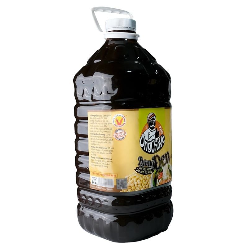  Tương đen Ông Chà Và thùng 4 bình x 5.4 Kg 