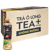  Trà ô long Tea Plus không đường chai 455ml 