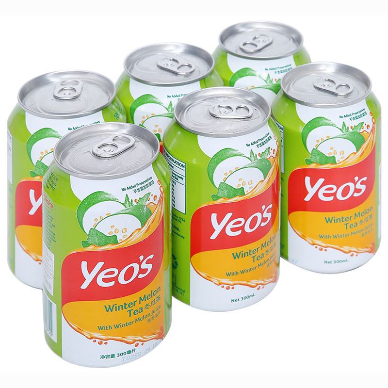  Trà bí đao Yeo's thùng 24 lon x 300ml 