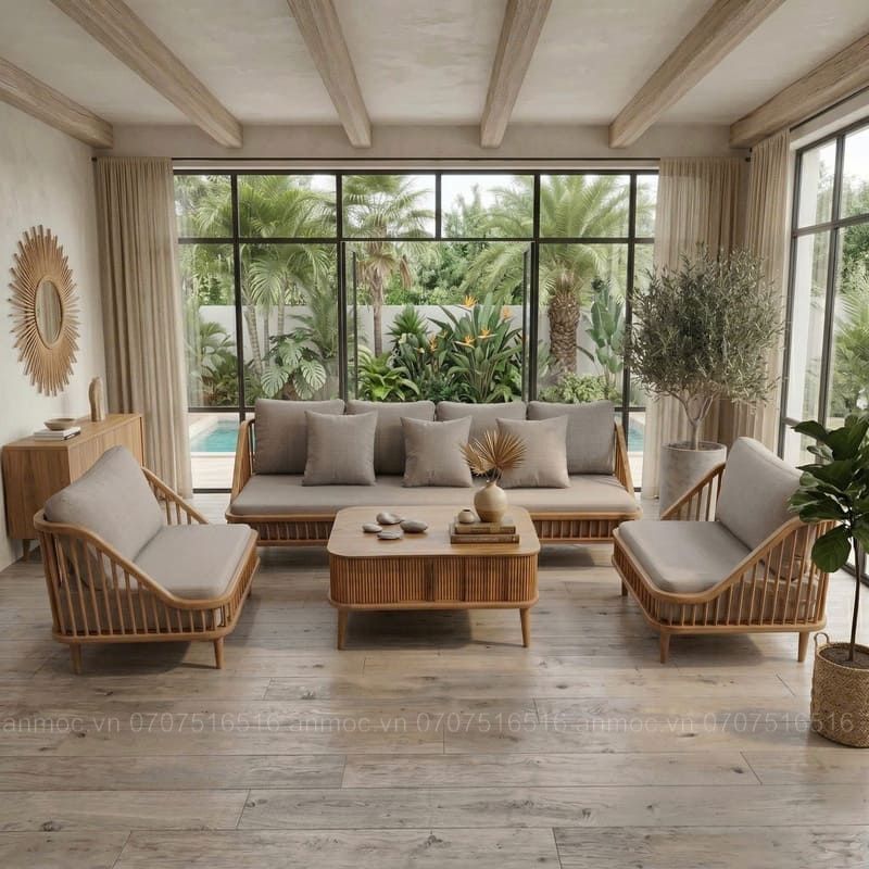 Ghế Sofa KBH Ba( Chưa Bao gồm Bàn Và Sofa Đơn)