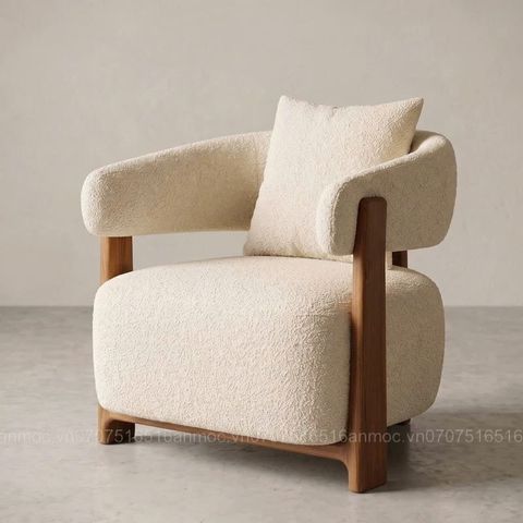  Sofa Đơn Granite Gỗ Ash 