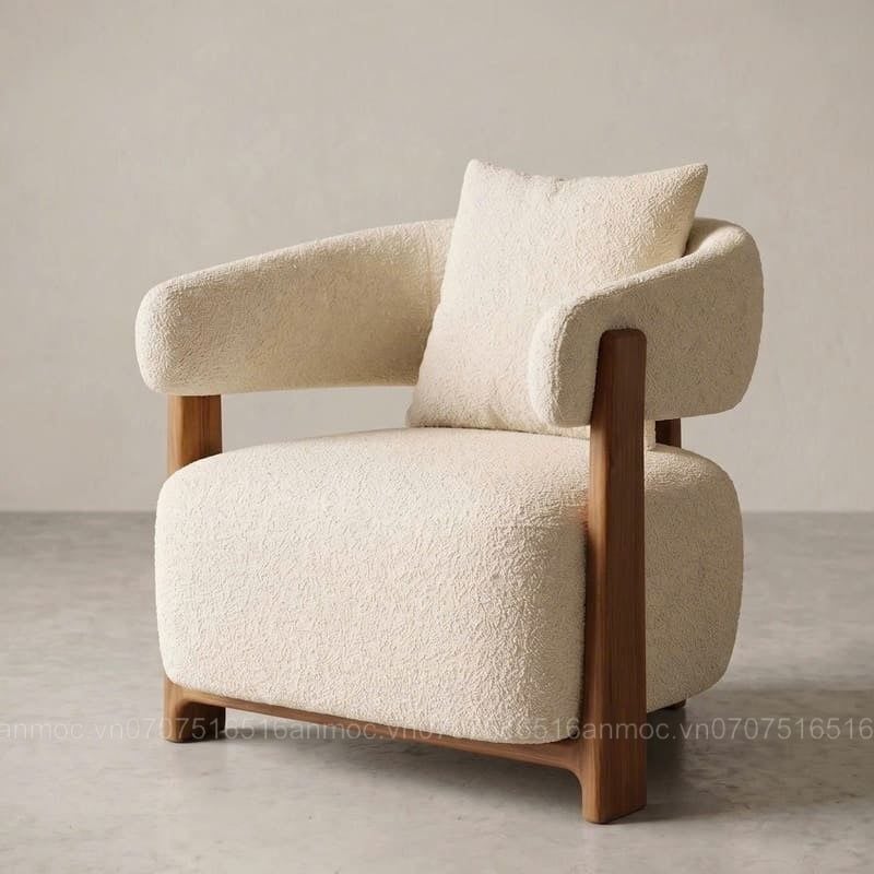 Sofa Đơn Granite Gỗ Ash