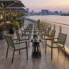 Sofa Đơn Ngoài Trời Khung Nhôm Mặt Composite