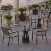 Sofa Đơn Ngoài Trời Khung Nhôm Mặt Composite