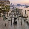 Sofa Đơn Ngoài Trời Khung Nhôm Mặt Composite
