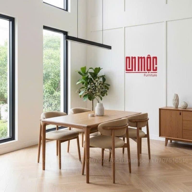 Bộ Bàn Ăn Neva 4 Ghế Orleandro