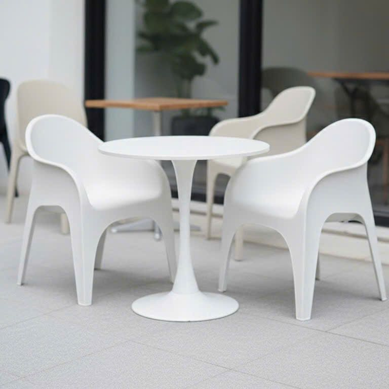 Ghế Nhựa Đúc Xếp Chồng 3026