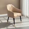 Ghế Velvet Có Tay Chân Chụp Đồng