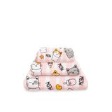  Combo 3 Khăn Tắm Trẻ Em Cao Cấp Mollis 100% Cotton USA Tự Nhiên Mềm Mại Thấm Hút Tốt In Hình Dễ Thương An Toàn Cho Da Em Bé BM6A 