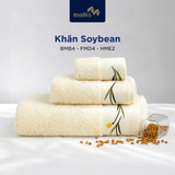  Bộ 3 Khăn Mollis Soybean Gồm 1 Khăn Tắm BMB4 và 1 Khăn Gội/Mặt FMD4 và 1 Khăn Tay HME2 Cao Cấp Mềm Mịn Thấm Hút PC42 