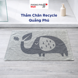 Combo 3 Thảm Chân Recycle Bảo Vệ Môi Trường Quảng Phú Giá Rẻ Siêu Thấm Hút, Mềm Mịn, Vật Dụng Để Trang Trí Nhà Tắm Và Cửa Ra Vào YTWB-YTVB-YTUB 