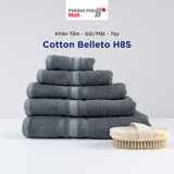  Combo 3 Khăn Gội/Mặt, 5 Khăn Gội/Mặt BELLETO Cotton USA Giá Rẻ, Siêu Thấm Hút & Mềm Mịn, Khô Nhanh Đi Du Lịch, Spa, Gym, Thể Thao FH8S 