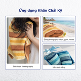  Khăn Tắm, Khăn Gội/Mặt, Khăn Tay Mollis Cao Cấp 100% Cotton Chải Kỹ Siêu Thấm Hút, Mềm Mại Mịn Đẹp, Thấm Hút Tốt Ít Rụng Bông Cho Người Lớn BMBC-FMBC-HMBC 