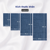  Bộ 3 Khăn Tắm, Khăn Gội/Mặt, Khăn Tay Mollis Cao Cấp Sợi Air Soft Yarn Ít Rụng Bông, Mềm Mại Thấm Hút Tốt Khô Nhanh Vượt Trội Cho Người Lớn, Phù Hợp Cho Thể Thao, Gội Đầu Quấn Đầu, Du Lịch BMBJ-BMBK-FMBJ-HMBJ 