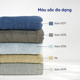  Combo 3 Khăn Tắm Mollis Cotton Lapyarn 60 x 120 cm BM8V Cao Cấp Mềm Mịn Thấm Hút Tốt Nhanh Khô Không Ra Màu Không Xù Đồ Lông PG92 