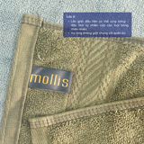  Combo 3 Khăn Tắm Mollis Cotton Lapyarn 60 x 120 cm BM8V Cao Cấp Mềm Mịn Thấm Hút Tốt Nhanh Khô Không Ra Màu Không Xù Đồ Lông PG92 