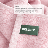  Combo 3 Khăn Gội/Mặt, 5 Khăn Gội/Mặt BELLETO Cotton USA Giá Rẻ, Siêu Thấm Hút & Mềm Mịn, Khô Nhanh Đi Du Lịch, Spa, Gym, Thể Thao FH8S 