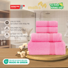  [MUA 1 ĐƯỢC 4] Khăn Tắm Mollis Cotton B847 Cao Cấp Mềm Mịn Thấm Hút (Tặng Kèm 1 Khăn Gội và 2 Khăn Mặt) PH91 
