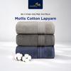  Combo 3 Khăn Gội/Mặt Cao Cấp Mollis Cotton Lapyarn Mềm Mịn Thấm Hút Tốt Nhanh Khô Không Ra Màu Không Xù Đồ Lông Phù Hợp Cho Gia Đình Khách Sạn Spa Thể Thao FM8V 