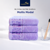  Combo 3 Khăn Gội/Mặt Cao Cấp Mollis Sợi Gỗ Sồi Tự Nhiên Modal Mềm Mịn Thấm Hút Tốt Không Ra Màu Không Xù Đồ Lông An Toàn Cho Da FMR5 