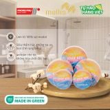  Khăn nén mặt du lịch Mollis Cotton siêu mềm mịn thấm hút tốt gọn nhẹ dùng một lần đi du lịch cho người lớn 