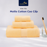  Khăn tắm Mollis B853 cao cấp 100% Cotton USA siêu thấm hút xịn mịn phù hợp cho người lớn, thoải mái cho du lịch, spa, salon, ủ tóc, tập thể thao 