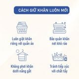  Khăn Tắm, Khăn Gội/Mặt, Khăn Tay 100% Cotton USA mềm mại và siêu thấm hút tốt cho người lớn, tiện lợi du lịch, gội đầu spa, quấn tóc, tập thể thao (B847-FC03-HM58) 