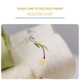  Combo 3 Khăn Tắm Mollis Soybean 65x130 cm Khăn Cao Cấp Sợi Đậu Nành Nuôi Dưỡng Làn Da Mịn Thoáng Thấm Hút Không Xù Đổ Lông BMB4 - PH02 