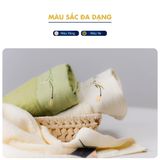  Bộ 3 Khăn Mollis Soybean Gồm 1 Khăn Tắm BMB4 và 1 Khăn Gội/Mặt FMD4 và 1 Khăn Tay HME2 Cao Cấp Mềm Mịn Thấm Hút PC42 