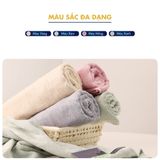  Bộ 3 Khăn Gồm Khăn Tắm, Khăn Gội/Mặt, Khăn Tay Mollis Cao Cấp Sợi Tre Bamboo Kháng Khuẩn Siêu Thấm Hút Mềm Mại Mịn Màng Cho Người Lớn Và Trẻ Em BMBM-FMBM-HMBM 