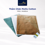  Thảm Chân Mollis Cotton 45x65cm Khăn Cao Cấp Thấm Hút Nhanh Chóng Dày Dặn Dễ Dàng Vệ Sinh Mau Khô Nhà Tắm Nhà Bếp FM2J 