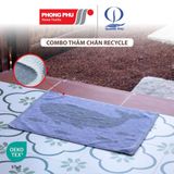  Combo 3 Thảm Chân Recycle Bảo Vệ Môi Trường Quảng Phú Giá Rẻ Siêu Thấm Hút, Mềm Mịn, Vật Dụng Để Trang Trí Nhà Tắm Và Cửa Ra Vào YTWB-YTVB-YTUB 