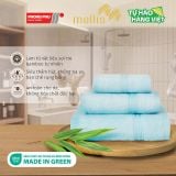  Khăn Tắm, Khăn Gội/Mặt, Khăn Tay Mollis cao cấp sợi tre Bamboo kháng khuẩn và khử mùi, siêu thấm hút mềm mại cho người lớn và trẻ em 