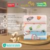  Khăn Tắm, Khăn Gội/Mặt, Khăn Tay trẻ em cao cấp Mollis 100% Cotton USA thấm hút, mềm mại, mịn màng, in hình động vật dễ thương cho bé 