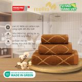 Bộ 3 Khăn Mollis Cotton Cao Cấp Gồm 1 Khăn Tắm, 1 Khăn Gội/Mặt Và 1 Khăn Tay Mềm Mịn Thấm Hút Tốt, Nhanh Khô Phù Hợp Cho Gia Đình, Khách Sạn, Du Lịch, Thể Thao M8Z-PC46 
