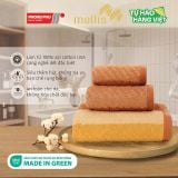  Bộ 3 Khăn Mollis Cotton Nontwist Cao Cấp Gồm 1 Khăn Tắm, 1 Khăn Gội/Mặt Và 1 Khăn Tay Mềm Mịn, Thấm Hút Tốt, Nhanh Khô Phù Hợp Cho Gia Đình, Khách Sạn, Thể Thao, Du Lịch MN1-PC44 