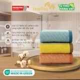  Combo 3 Khăn Tắm Mollis Cotton Nontwist Khăn Cao Cấp Sợi Không Se, Mềm Min, Thấm Hút Mau Khô x3 lần Dùng Gia Đình Thể Thao BMN1-PG80 